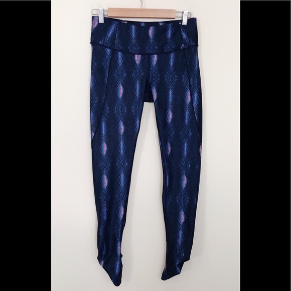 CALIA by Carrie Underwood Pants - Calia Carrie Underwood Ruched Southwestern Leggings workout yoga pants blue M